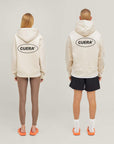 Relaxed Heavy Offcourt Hoodie - Off White