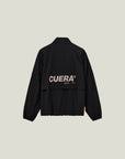Cuera Active Cuera Track Jacket in Black, flat lay back view