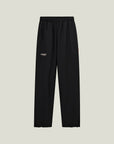 Cuera Active Cuera Track Pants in Black, flat lay front view