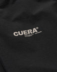 Cuera Active Cuera Track Pants in Black, logo print detail