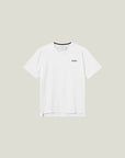 Cuera Active Light Weight T-Shirt in White, flat lay front view