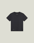 Cuera Oncourt Slit Top SS in Black, flat lay front view