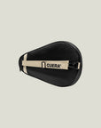 Cuera Padel Racket Sleeve in Black, flat lay front view