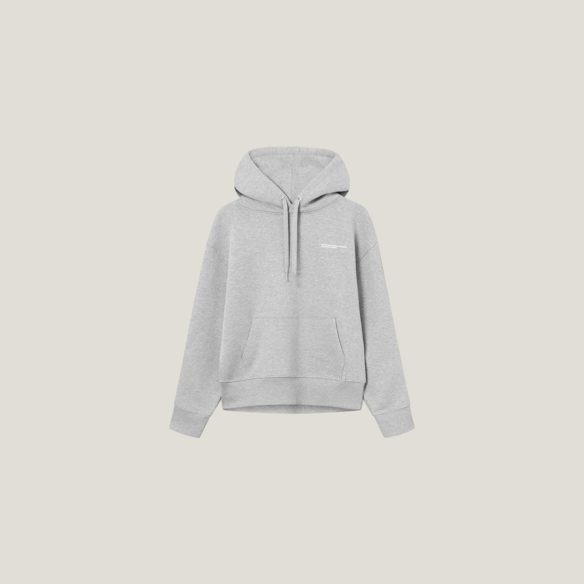 Relaxed Heavy Offcourt Hoodie - Grey