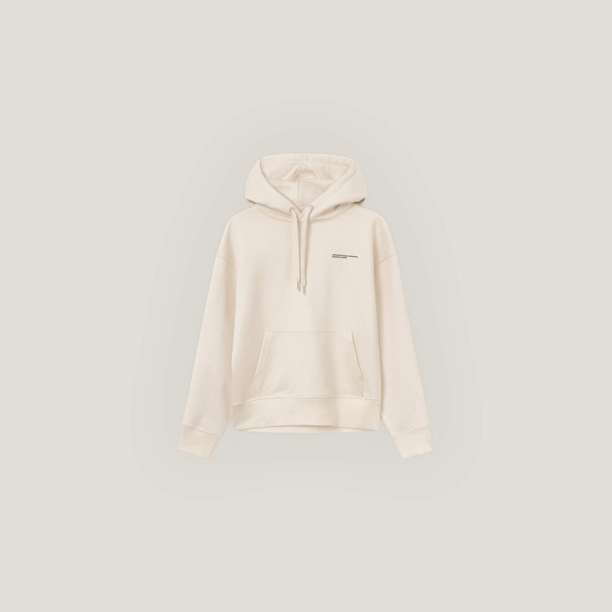 Relaxed Heavy Offcourt Hoodie - Off White