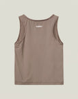 Oncourt Regular Tank Top - Taupe