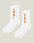 4-Padel Crew Socks - White