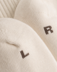 Cuera 6-pack Cuera Socks, neck label and care tag detail