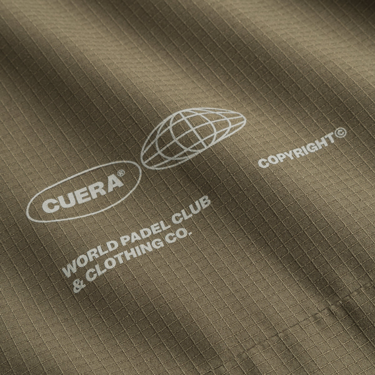 Cuera Active Cuera Track Jacket in Army, logo print detail