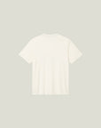 Cuera Active WPC Light Weight T-Shirt in Off White / Army, flat lay back view